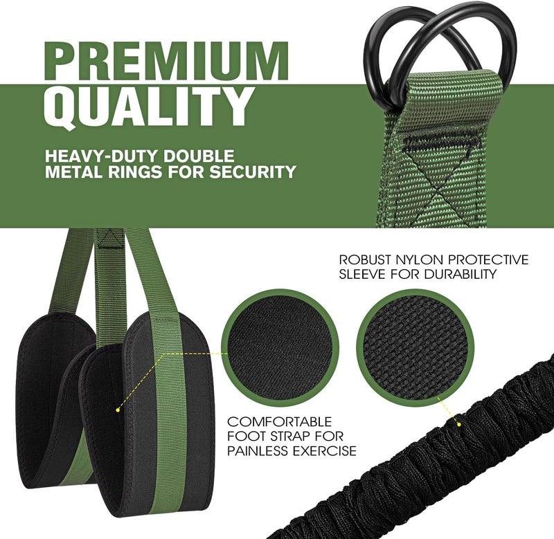 Ayombo Pull Up Assistance Bands, Resistance Bands for Pull Up Bar Workout, Adjustable Heavy Duty Pull Up Assist Equipment with 4 Assistance Bands, Home Gym Fitness Exercise Strength Training - Image 4